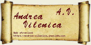 Andrea Vilenica vizit kartica
